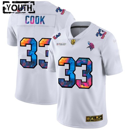 Minnesota Vikings Tröjor Dalvin Cook 33 Nike 2020 Flerfärgad Vit - Barn Minnesota Vikings Tröjor Dalvin Cook 33 Nike 2020 Flerfärgad Vit - Barn